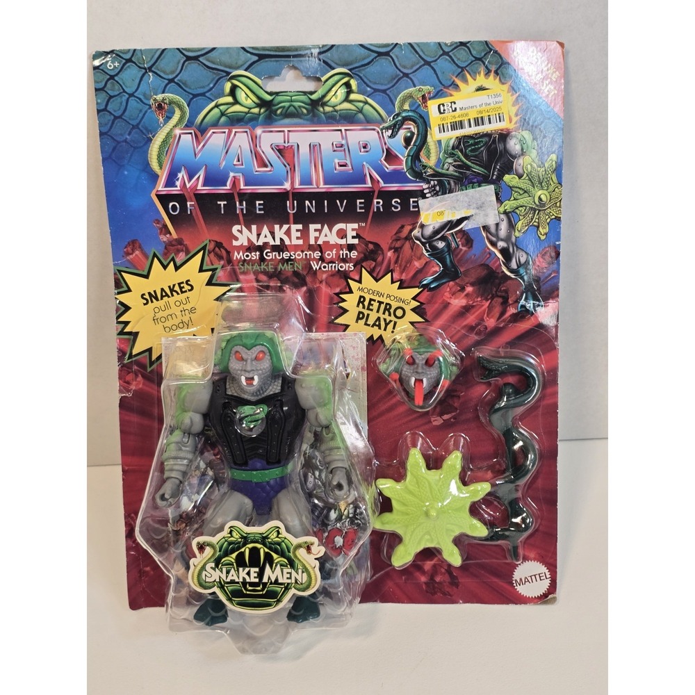 2023 MOTU Masters of the Universe Deluxe Snake Face Action Figure NEW SEALED